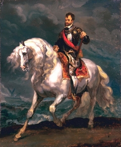 Equestrian Portrait of Charles V by Théodore Géricault