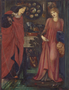 Fair Rosamund and Queen Eleanor by Edward Burne-Jones