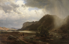 Flußlandschaft by Karl Friedrich Lessing