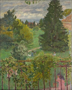 From the Balcony by Pierre Bonnard