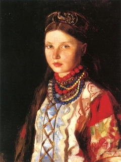 Girl in Russian Costume by Marianne von Werefkin