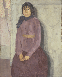 Girl with a Blue Scarf by Gwen John