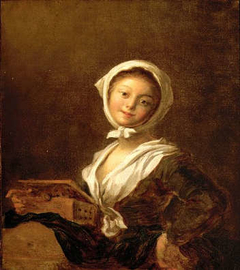 Girl with a Marmot by Jean-Honoré Fragonard