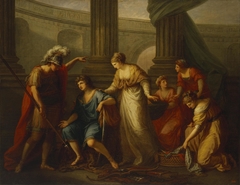 Hector Calling Up Paris to a Battle by Angelica Kauffman