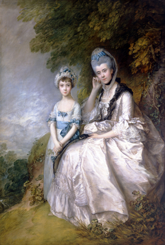 Hester, Countess of Sussex, and Her Daughter, Lady Barbara Yelverton by Thomas Gainsborough