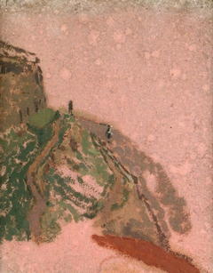 Hill with Two Figures: View from the Artist's Studio by Gwen John