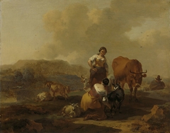 Italian Landscape by Nicolaes Pietersz. Berchem