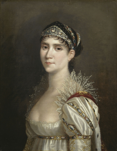 L'Impératrice Joséphine en robe de cour à chérusques by Robert Lefèvre