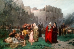 L'Insulte aux prisonniers Episode de la croisade contre les Albigeois en 1211 by Albert Maignan