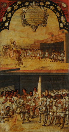 La Conquista de México, Tabla XV by Miguel Gonzales