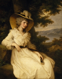 Lady Elizabeth Christiana Hervey, Lady Elizabeth Foster, later Duchess of Devonshire (1759-1824) by Angelica Kauffman