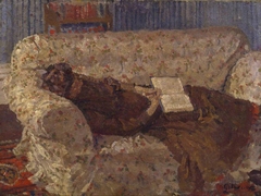 Lady on a Sofa by Harold Gilman