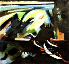 Lake by Wassily Kandinsky