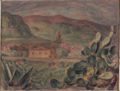 Landscape from the south of France by Leó Kóber