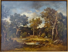 Landscape by Narcisse Virgilio Díaz