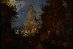 Landscape with Ruins and Animals by Roelant Savery