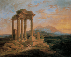 Landscape with Ruins by Lluís Rigalt