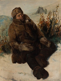 Lapplander in Snow by François-Auguste Biard