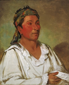 Lay-lóo-ah-pee-ái-shee-kaw, Grass, Bush, and Blossom, Semicivilized by George Catlin