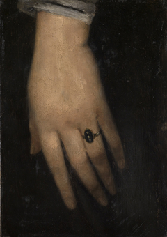 Linke Hand by Wilhelm Leibl