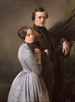 M. and Mme Édouard Dubufe by Claude-Marie Dubufe