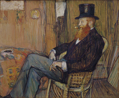 M. de Lauradour by Henri de Toulouse-Lautrec