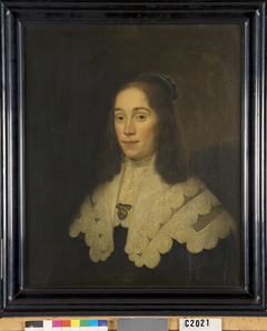 Margaretha Bicker (1613- na 1669). Echtgenote van Arent de Bye by anonymous painter