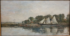 Maritime Landschaft by Eugène Boudin