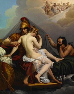 Mars and Venus Surprised by Vulcan by Alexandre-Charles Guillemot