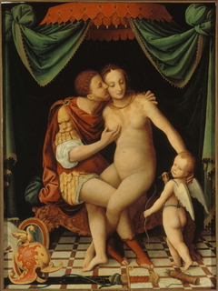 Mars et Vénus by Bernardino Lanino