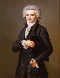 Maximilien de Robespierre dressed as deputy of the Third Estate by Pierre-Roch Vigneron