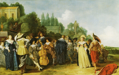 Merry Company making Music and Dancing by Dirck Hals