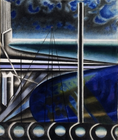 Metropolitan Port by Joseph Stella