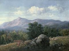 Moat Mountain from Jackson, New Hampshire by George Loring Brown