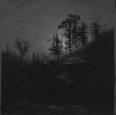 Moonlit Mountainside by Frederick Dickinson Williams