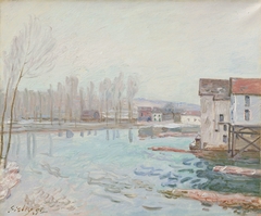 Moret in Winter by Alfred Sisley