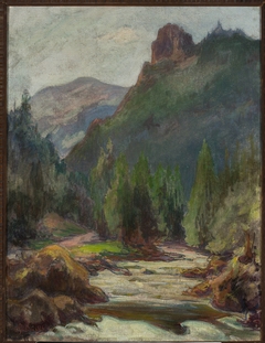 Mountain landscape by Władysław Ślewiński