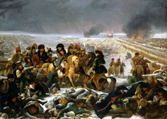 Napoleon on the Battlefield of Eylau. by Antoine-Jean Gros