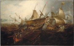 Naval Battle by Andries van Eertvelt