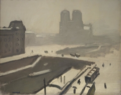 Notre-Dame sous la neige by Albert Marquet