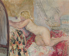 Nu Allongé contre un Lit by Henri Lebasque