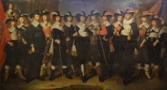 Officers and Guardsmen of the Company of Colonel Herman Herbertsz. by Wouter Crabeth II