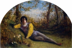 Oil Study by Arthur Hughes