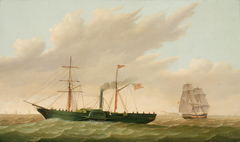 Paddle steamer Sirius by Samuel Walters