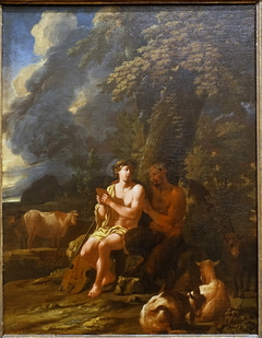 Pan and Daphnis by Pieter Mulier