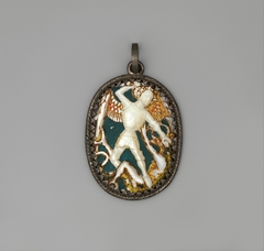 Pendant Medallion with Michael Slaying the Dragon by Anonymous