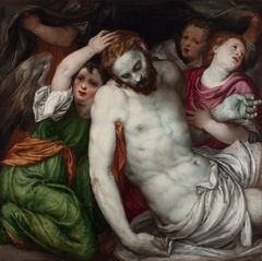 Pietà and Angels by Lambert Sustris