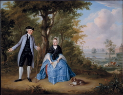 Pieter de Clercq and his wife Agatha Stockelaar by Balthasar Beschey