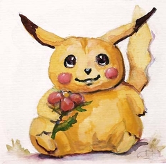 Pikachu- by Marie DraW