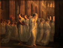 Poem of the Soul - First communion by Louis Janmot